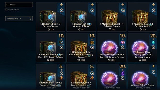 Rương may mắn trong game miễn phí